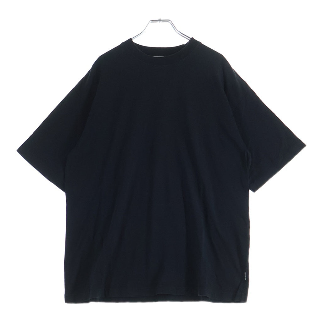 BALENCIAGA(バレンシアガ) 18SS I LOVE TECHNO TEE バック刺繍 クルーネック 半袖Tシャツ カットソー 556089 TDV20 ブラック