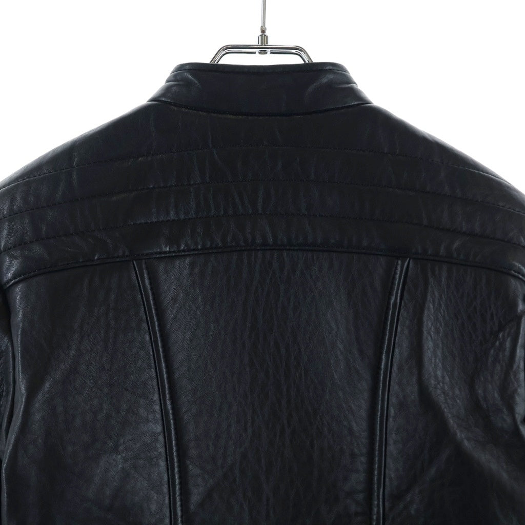 Acne Studios(アクネ ストゥディオズ) 13AW MOI レザー ライダースジャケット ブラック レディース
