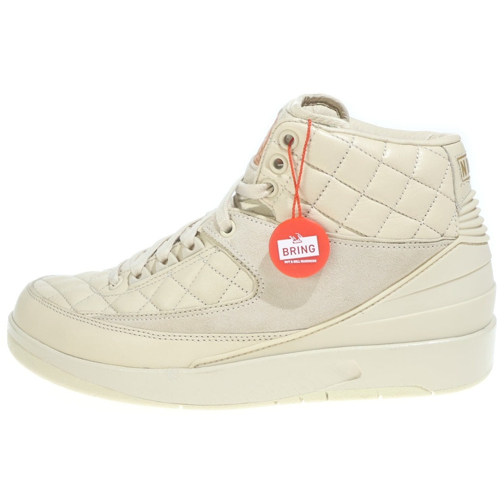 NIKE(ナイキ) ×JUST DON AIR JORDAN 2 RETRO BEACH ジャストドン エアジョーダン2レトロ ビーチ スニーカー ベージュ US8.5/26.5cm 834825-250