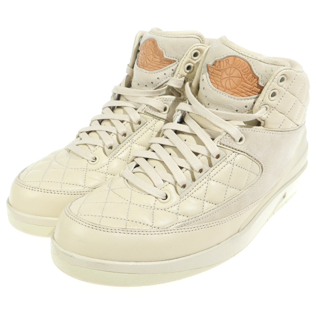 NIKE(ナイキ) ×JUST DON AIR JORDAN 2 RETRO BEACH ジャストドン エアジョーダン2レトロ ビーチ スニーカー ベージュ US8.5/26.5cm 834825-250