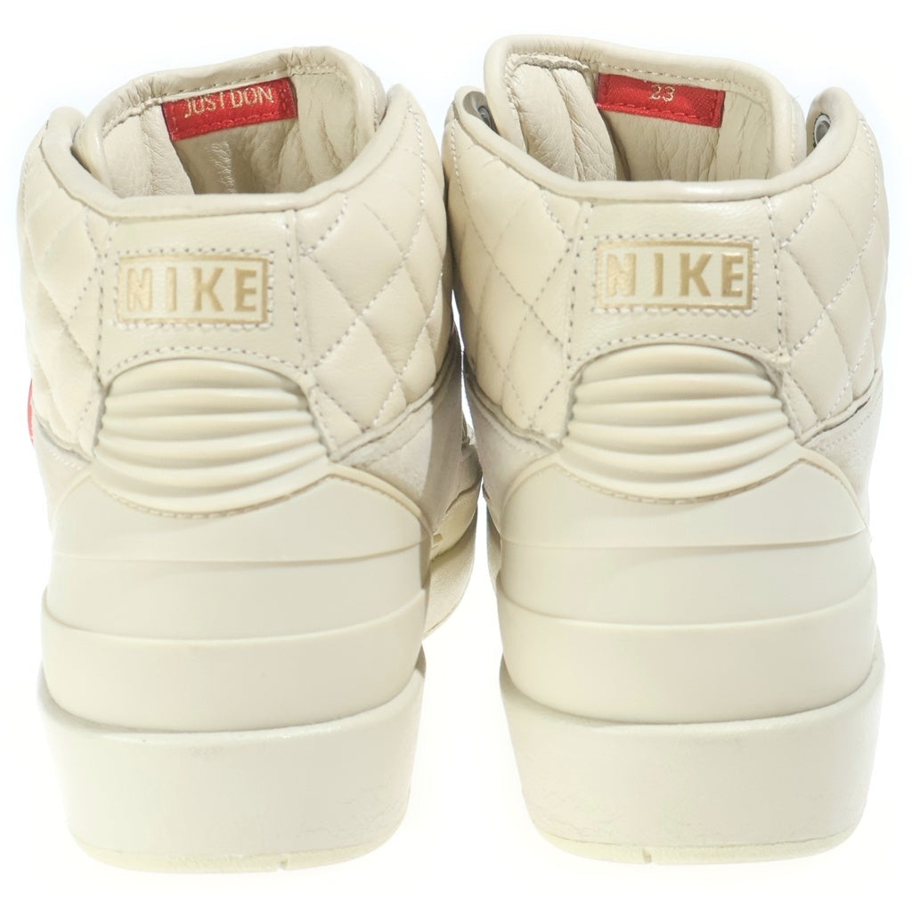 NIKE(ナイキ) ×JUST DON AIR JORDAN 2 RETRO BEACH ジャストドン エアジョーダン2レトロ ビーチ スニーカー ベージュ US8.5/26.5cm 834825-250