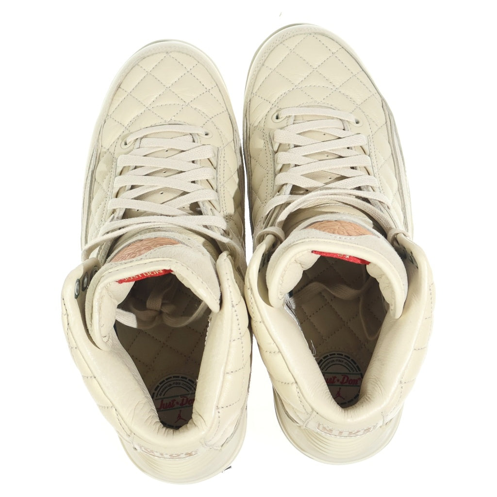 NIKE(ナイキ) ×JUST DON AIR JORDAN 2 RETRO BEACH ジャストドン エアジョーダン2レトロ ビーチ スニーカー ベージュ US8.5/26.5cm 834825-250