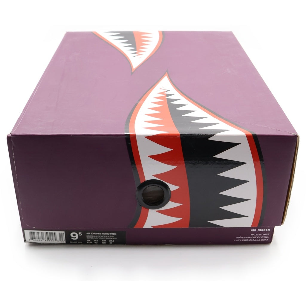 NIKE(ナイキ) Air Jordan 5 Retro PRM Wine エアジョーダン5レトロ プレミアムワイン ハイカットスニーカー 27.5cm/US9.5 ボルドー