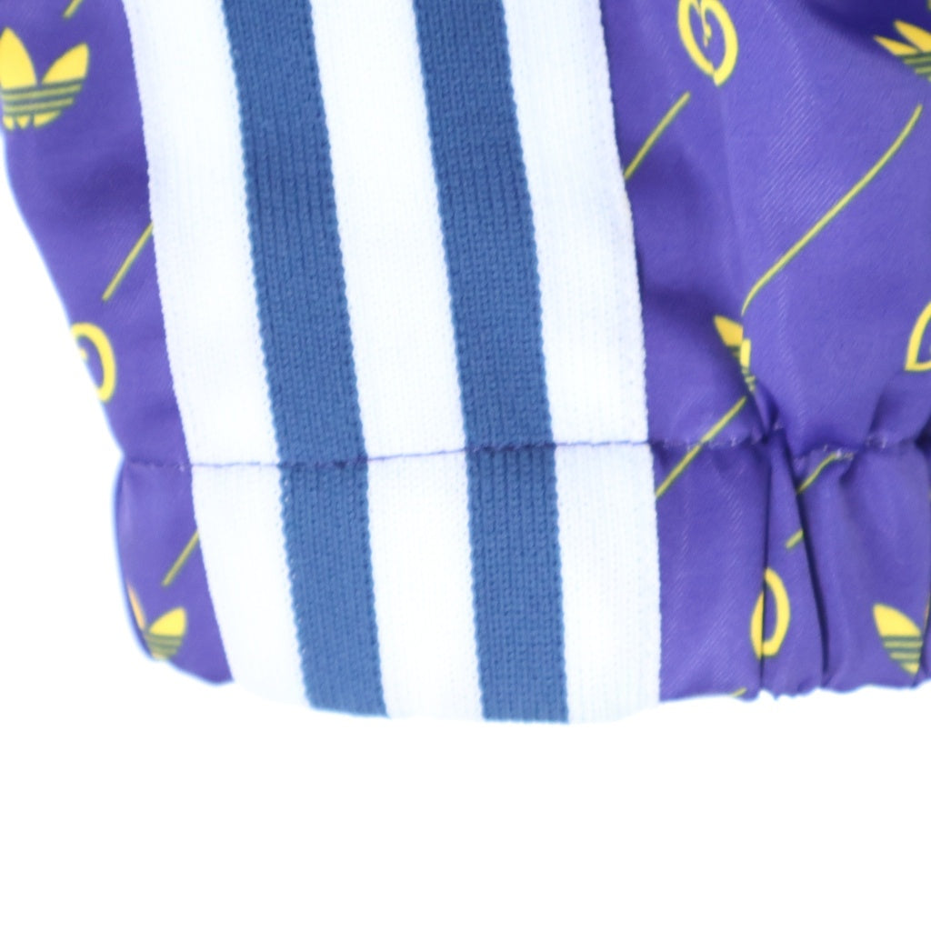 GUCCI(グッチ) ×ADIDAS TREFOIL PRINT JACKET トレフォイルプリントジャケット 691428 ナイロンジャケット ネイビー