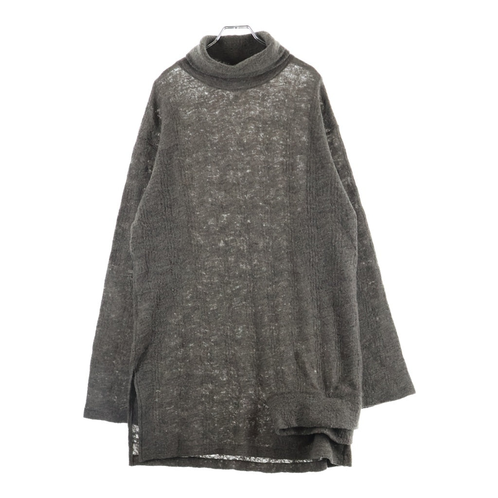 Yohji Yamamoto POUR HOMME(ヨウジヤマモト プールオム) 12AW ウール ハイネック HD-T27-192 セーター グレー