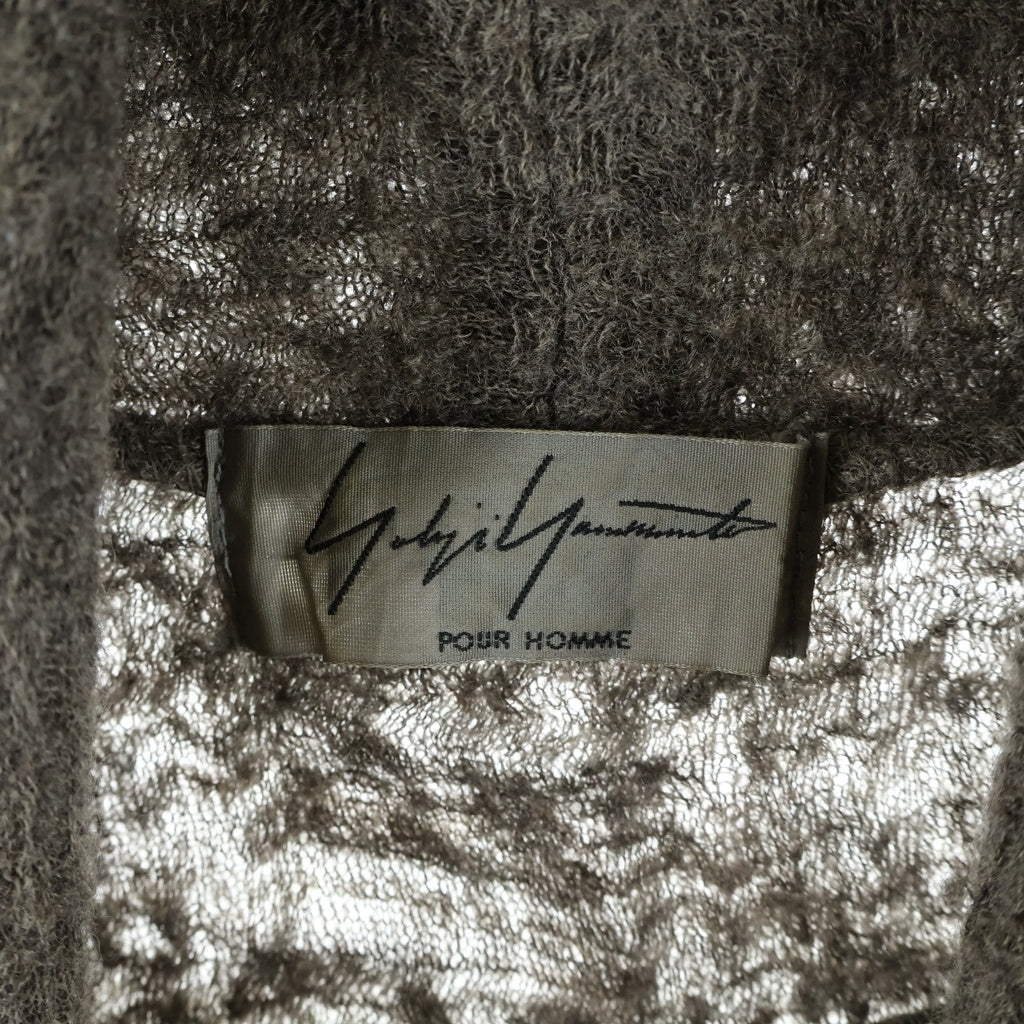 Yohji Yamamoto POUR HOMME(ヨウジヤマモト プールオム) 12AW ウール ハイネック HD-T27-192 セーター グレー