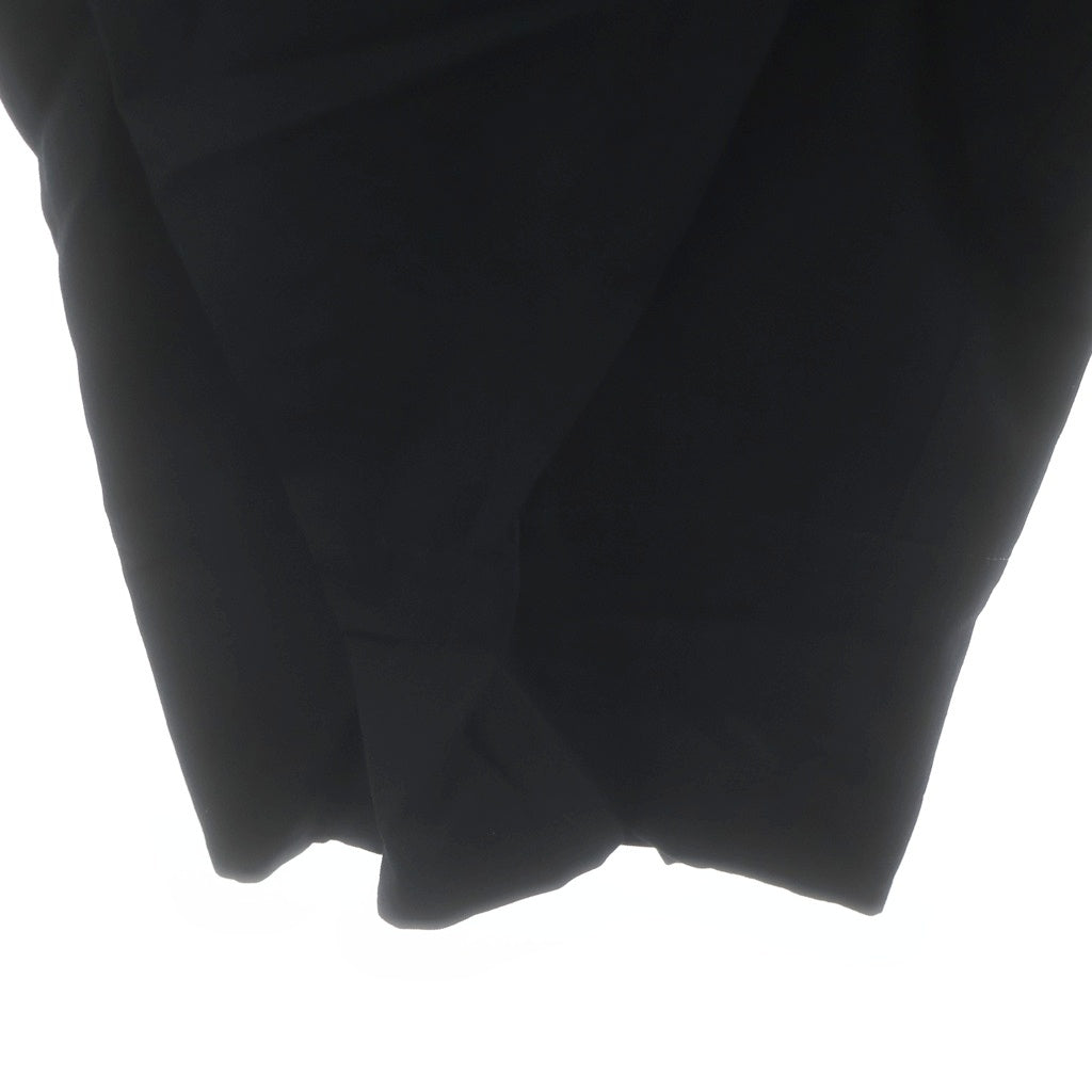 Yohji Yamamoto POUR HOMME(ヨウジヤマモト プールオム) 23SS ランダムタックP シワギャバジン HZ-P54-100 紐パン ブラック