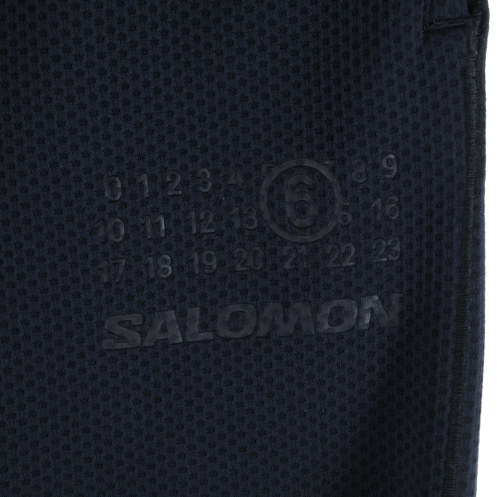 MM6 Maison Margiela(エムエムシックスメゾンマルジェラ) 25AW ×SALOMON サロモン メッシュ SH0KA0058 ワイドパンツ ブラック