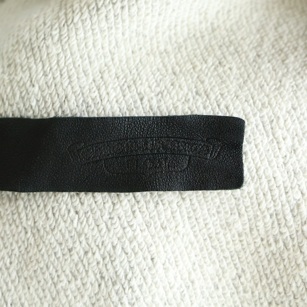 CHROME HEARTS(クロムハーツ) GRP Y NOT Zip Up Hoodie ダガージップ CHクロスジップ CHプラスパッチ付きダブルジップアップ グレーパーカー レディース