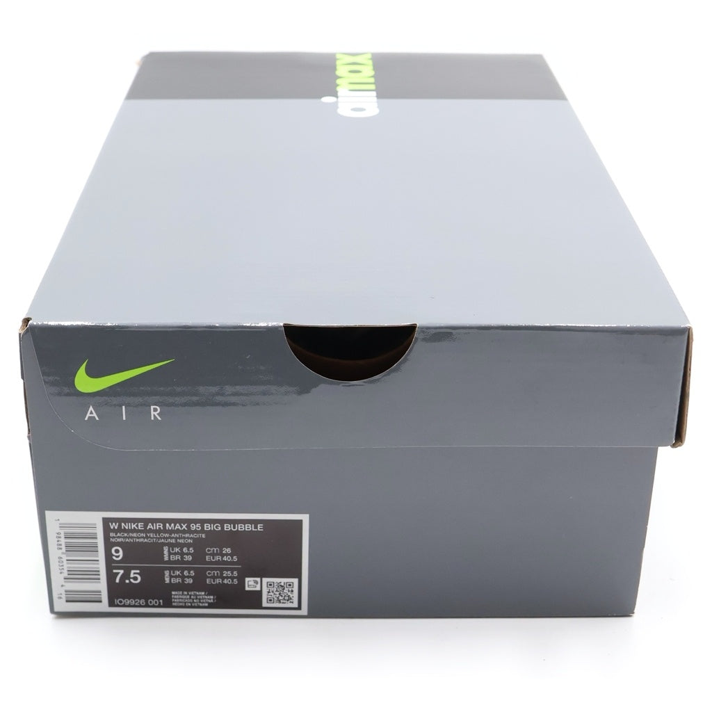 NIKE(ナイキ) WMNS Air Max 95 Big Bubble Neon Yellow ウィメンズ エアマックス95 ビッグバブル ネオンイエロー ローカットスニーカー US9/26cm IO9926-001