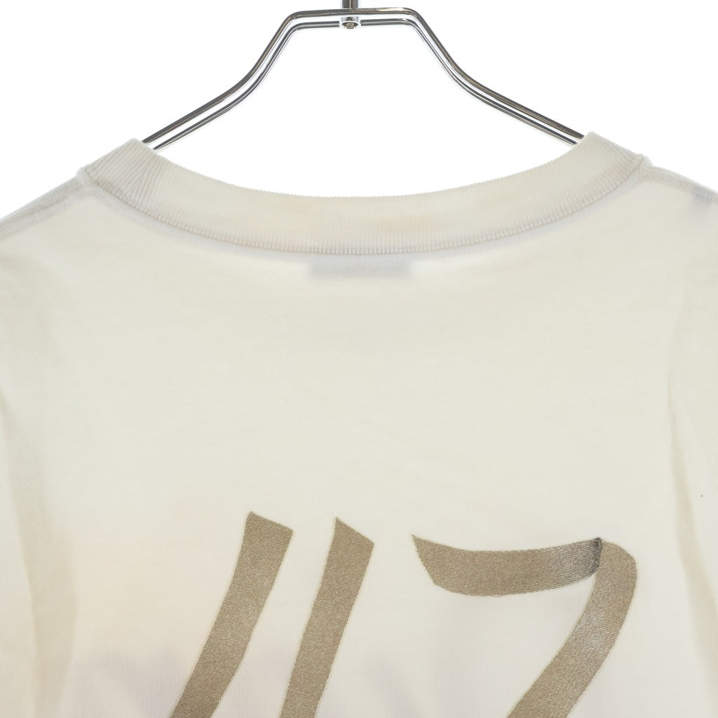 DIOR(ディオール) フロントロゴ刺繍 クルーネック半袖Tシャツ 293J659A0554 ホワイト