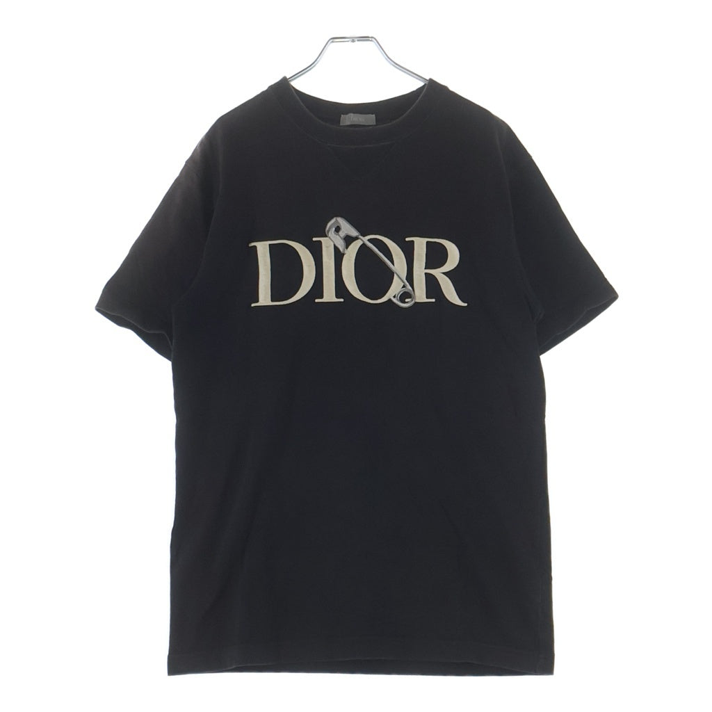 DIOR(ディオール) 20AW JUDY BLAME フロント刺繍ロゴ エンブロイダリー クルーネック半袖Tシャツ ブラック 043J625B0554