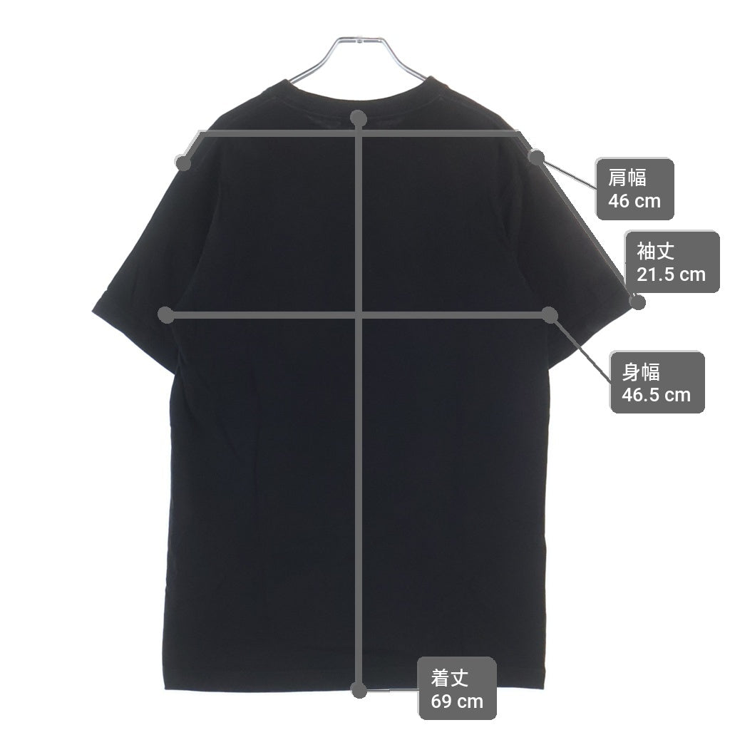 DIOR(ディオール) 20AW JUDY BLAME フロント刺繍ロゴ エンブロイダリー クルーネック半袖Tシャツ ブラック 043J625B0554