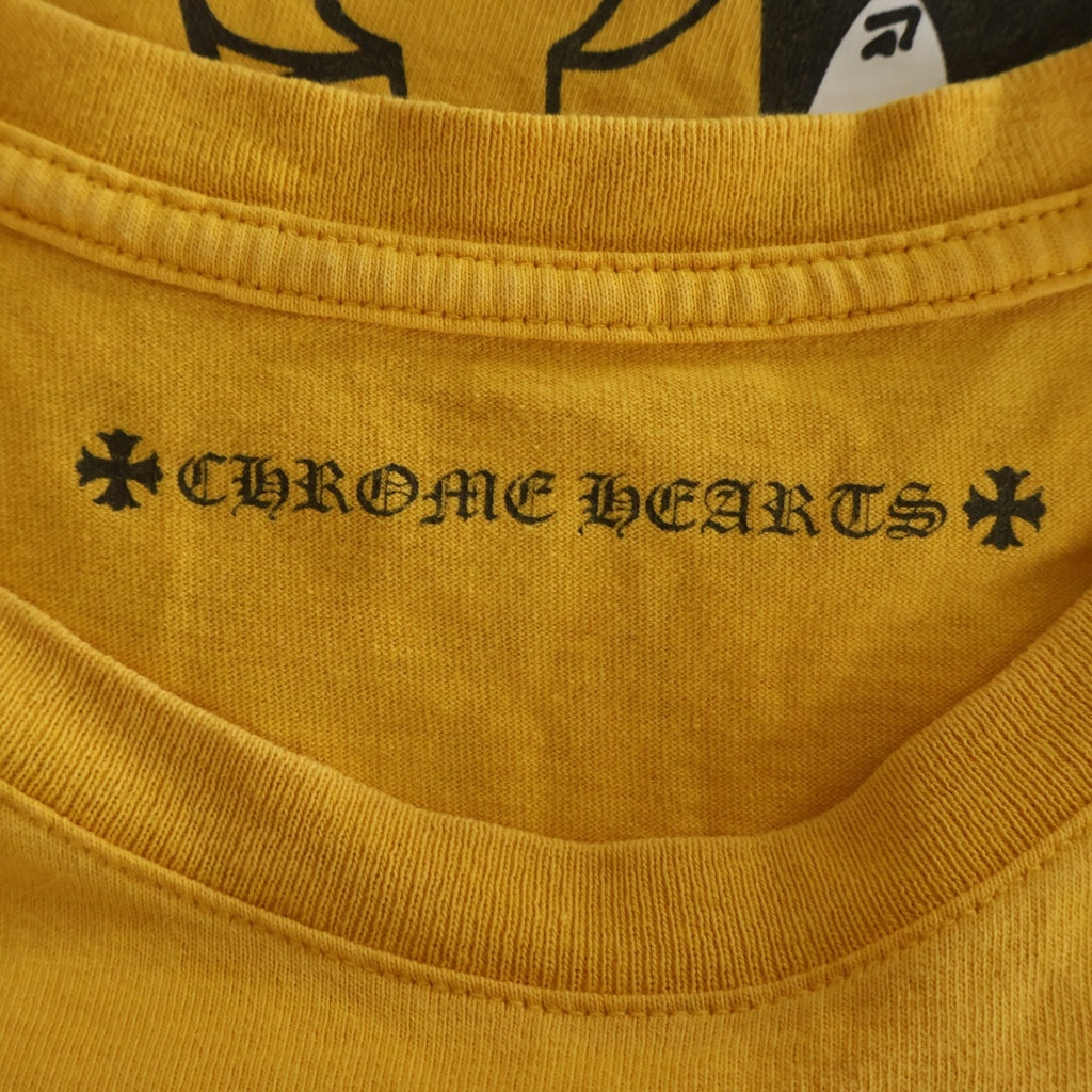 CHROME HEARTS(クロムハーツ) MATTY BOY PPO mustard Tee Call Me マッティボーイ マスタード プリント 半袖Tシャツ カットソー イエロー