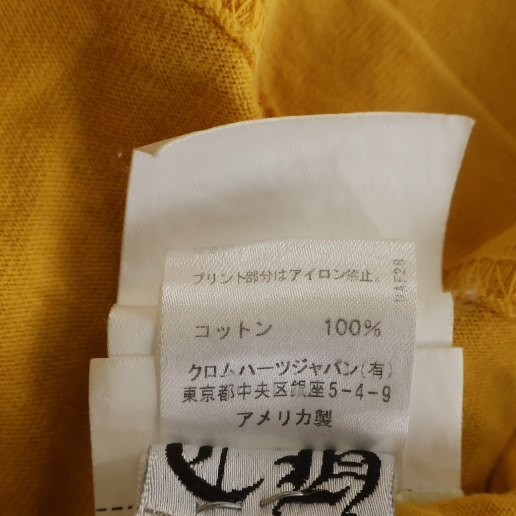 CHROME HEARTS(クロムハーツ) MATTY BOY PPO mustard Tee Call Me マッティボーイ マスタード プリント 半袖Tシャツ カットソー イエロー