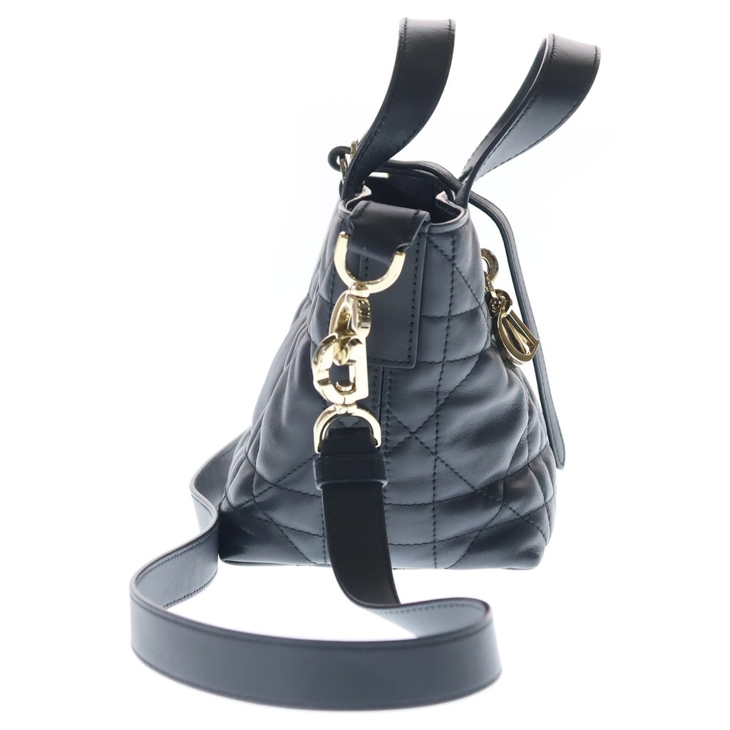 Christian Dior(クリスチャンディオール) Toujours Vertical Tote トゥジュール バーティカル トートバック ショルダーバッグ ブラック レディース