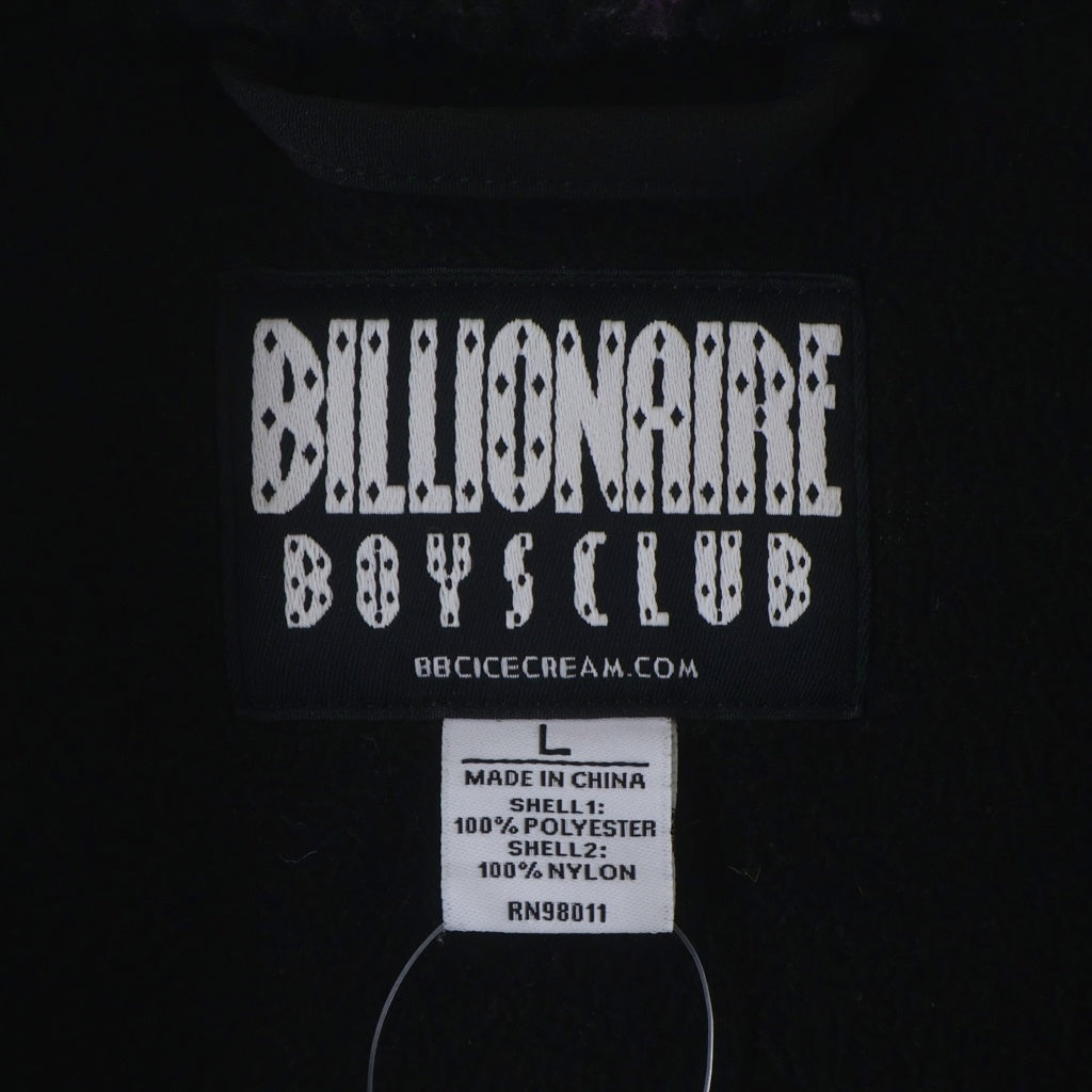 BILLIONAIRE BOYS CLUB(ビリオネアボーイズクラブ) Observatory Jacket ナイロン切替 フリースジャケット ブラック