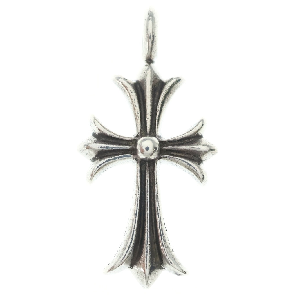 CHROME HEARTS(クロムハーツ) TNY CRSF P/B DIA タイニーファットクロス PAVEブラックダイヤ ペンダントトップ シルバー BCA322
