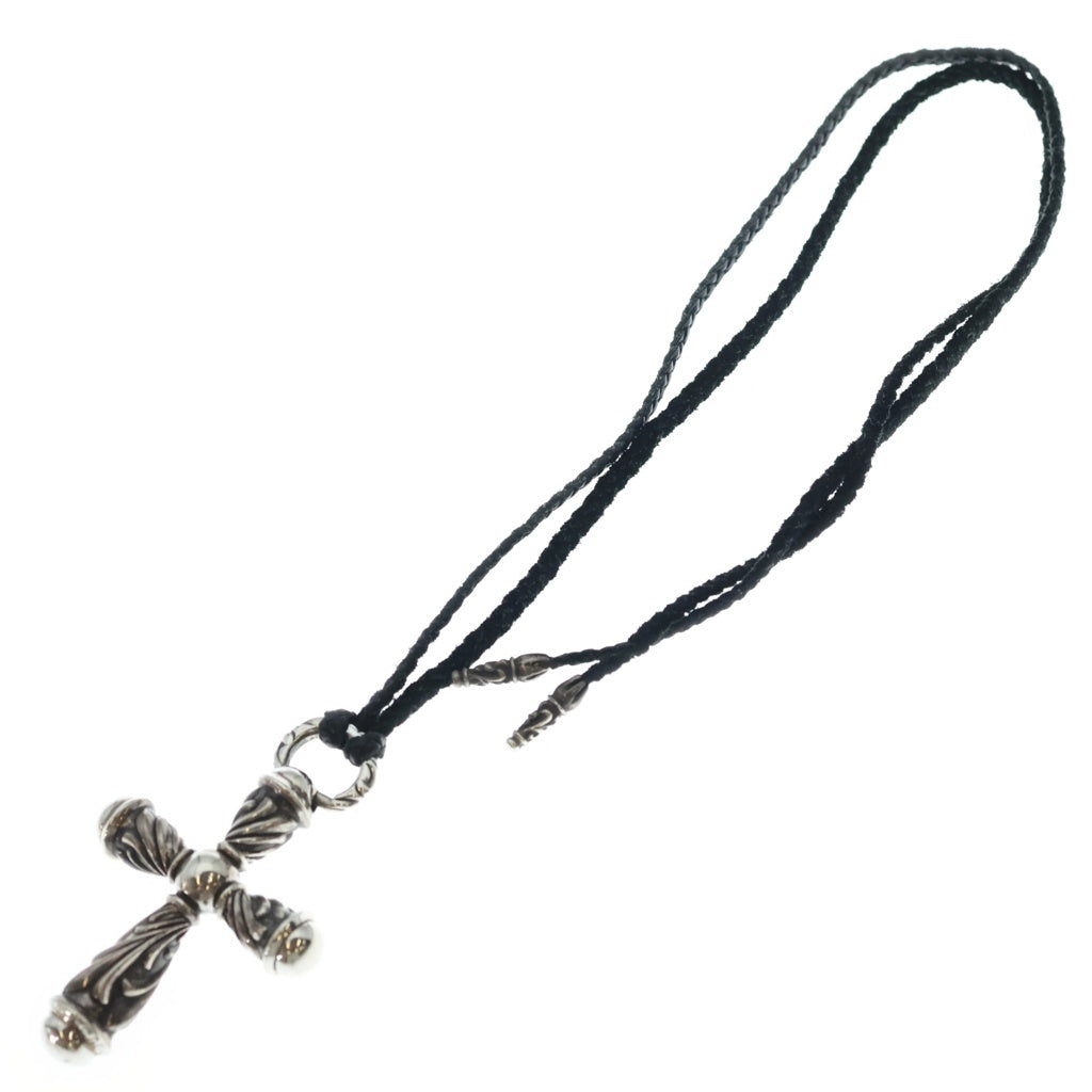 CHROME HEARTS(クロムハーツ) CAMPANA CROSS LG カンパナクロス ラージ レザーブレイド ペンダント ネックレス シルバー