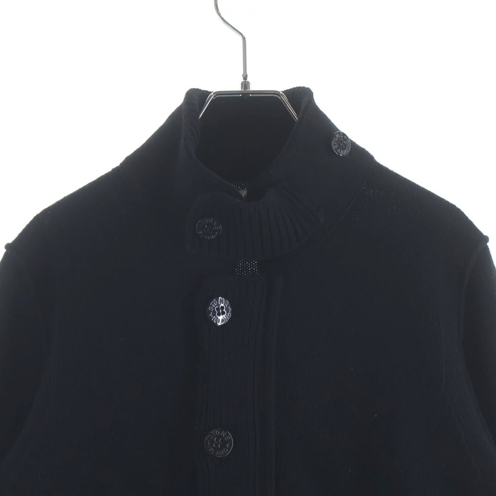 STONE ISLAND(ストーンアイランド) LAMBSWOOL cardigan ラムウール ニットカーディガン 8115547A3 ブラック