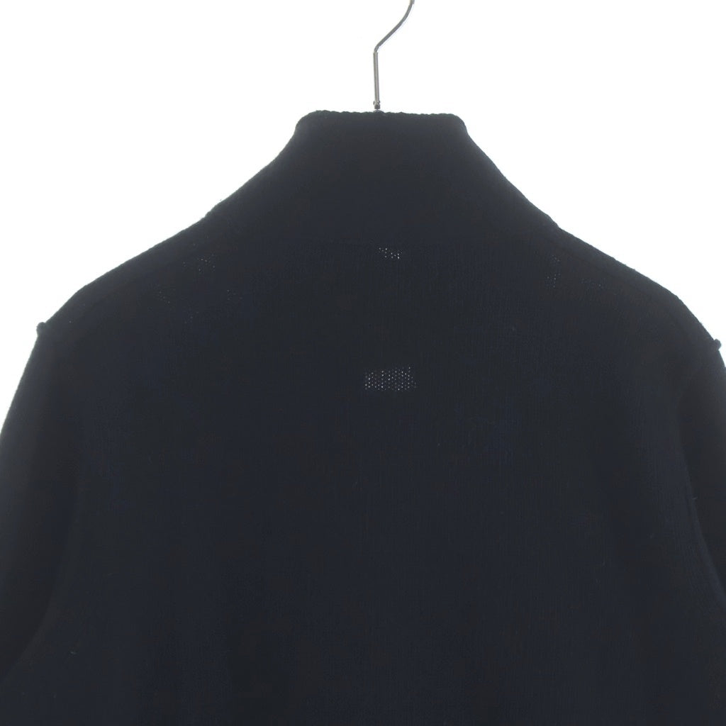 STONE ISLAND(ストーンアイランド) LAMBSWOOL cardigan ラムウール ニットカーディガン 8115547A3 ブラック