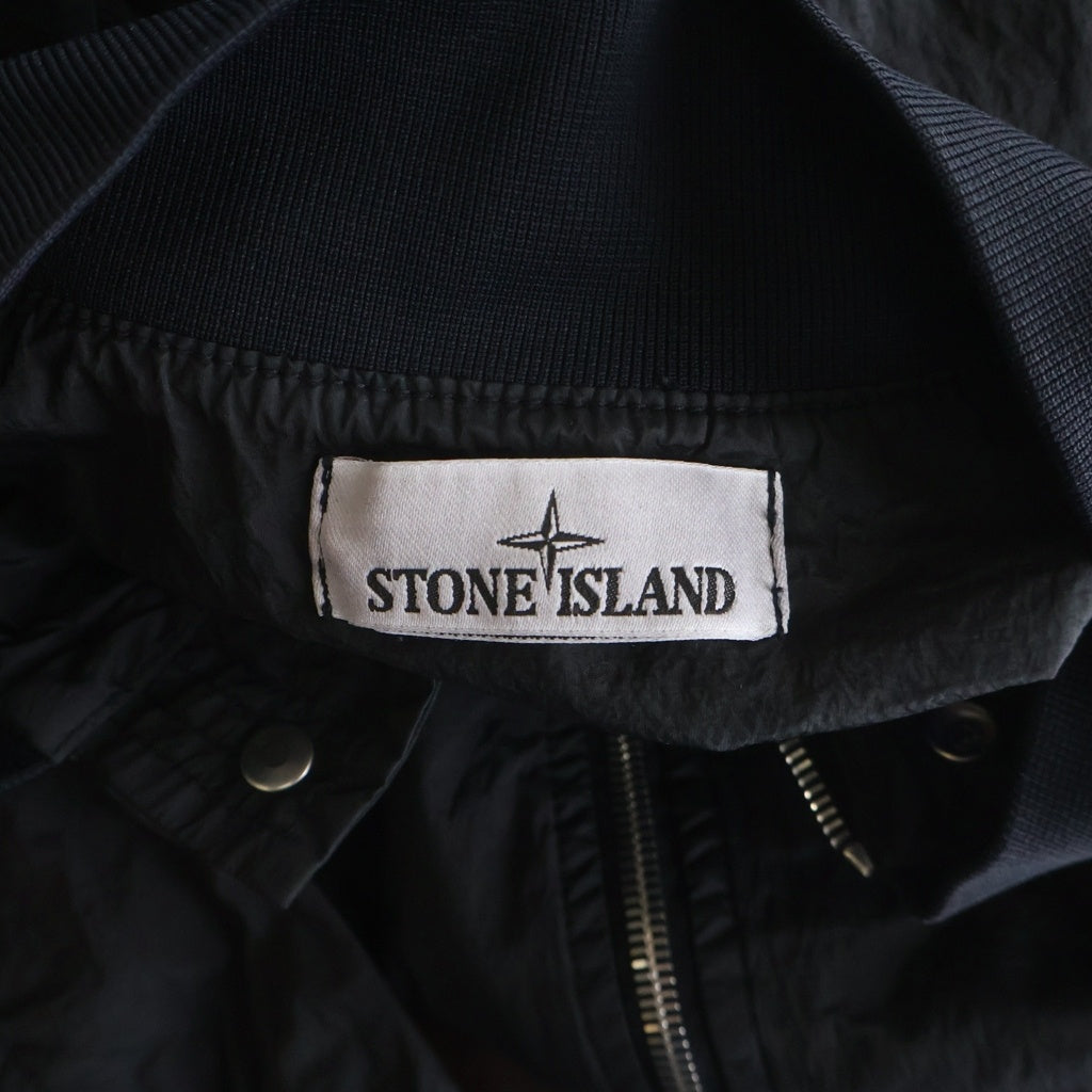 STONE ISLAND(ストーンアイランド) Compass Badge Bomber Jacket コンパスバッジ ボンバージャケット K1S154100019S0020 ブラック