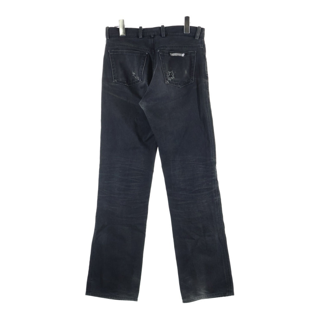 CHROME HEARTS(クロムハーツ) OLD FLEURKNEE DNM PANTS オールド フレアニー デニムパンツ ブラック