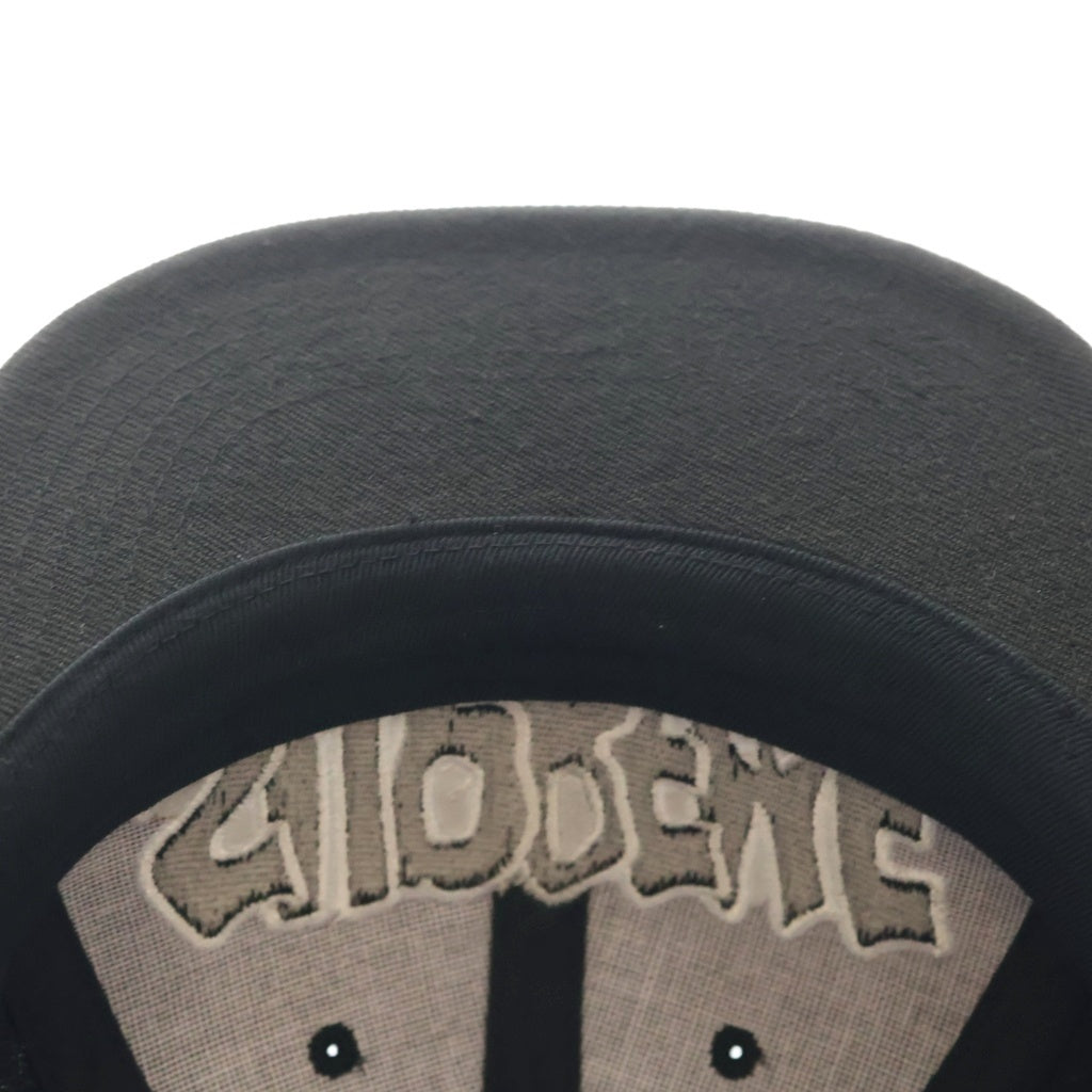 SUPREME(シュプリーム) 24SS CREEP 6-PANEL WHITE クリープ 6パネル キャップ ブラック