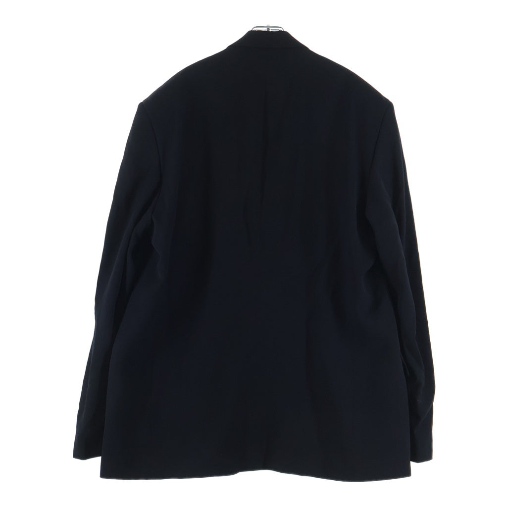VETEMENTS(ヴェトモン) 20SS GOTHIC LOGO EMBROIDERED JACKET SS20JA143 ゴシック アームロゴ テーラード ジャケット ブラック
