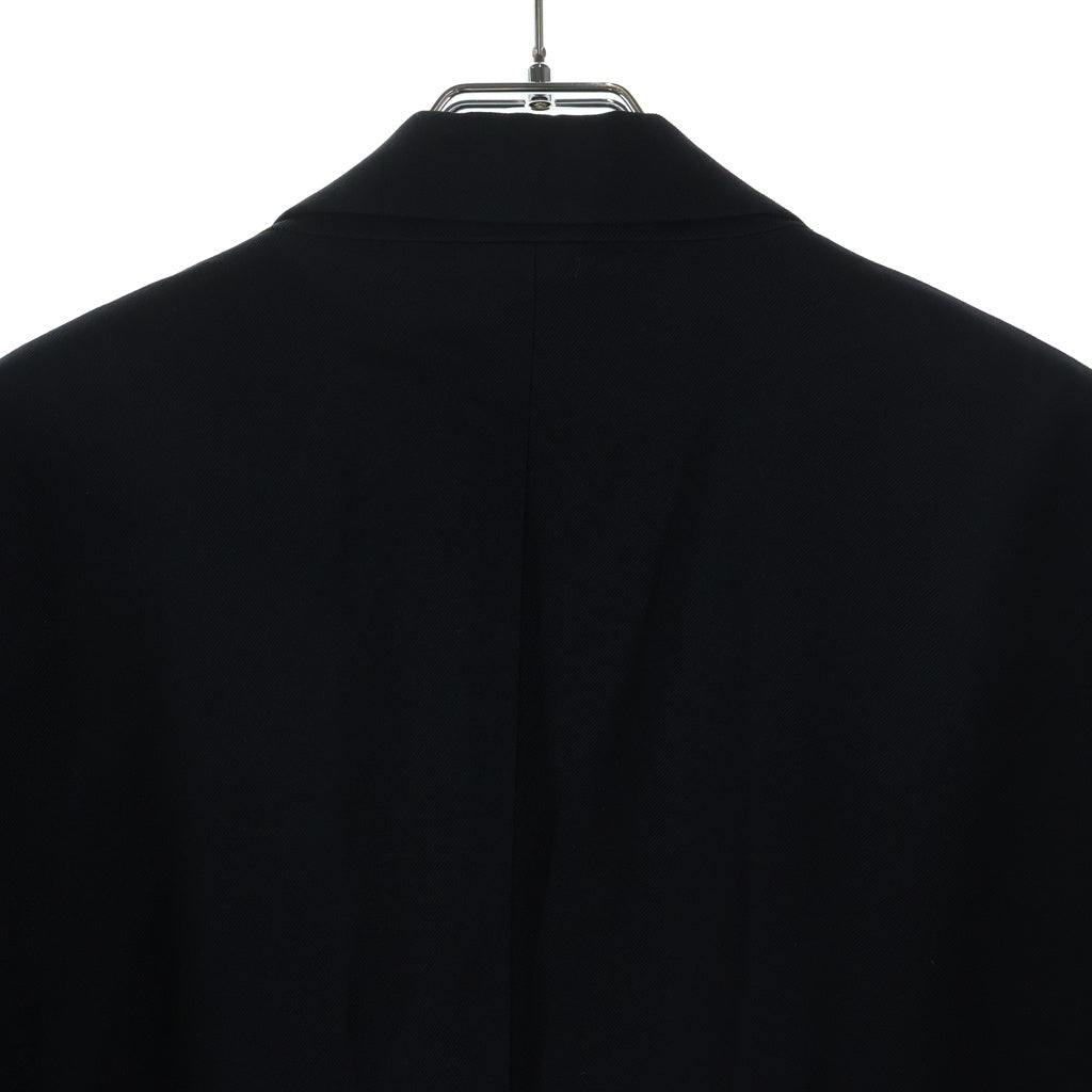 VETEMENTS(ヴェトモン) 20SS GOTHIC LOGO EMBROIDERED JACKET SS20JA143 ゴシック アームロゴ テーラード ジャケット ブラック