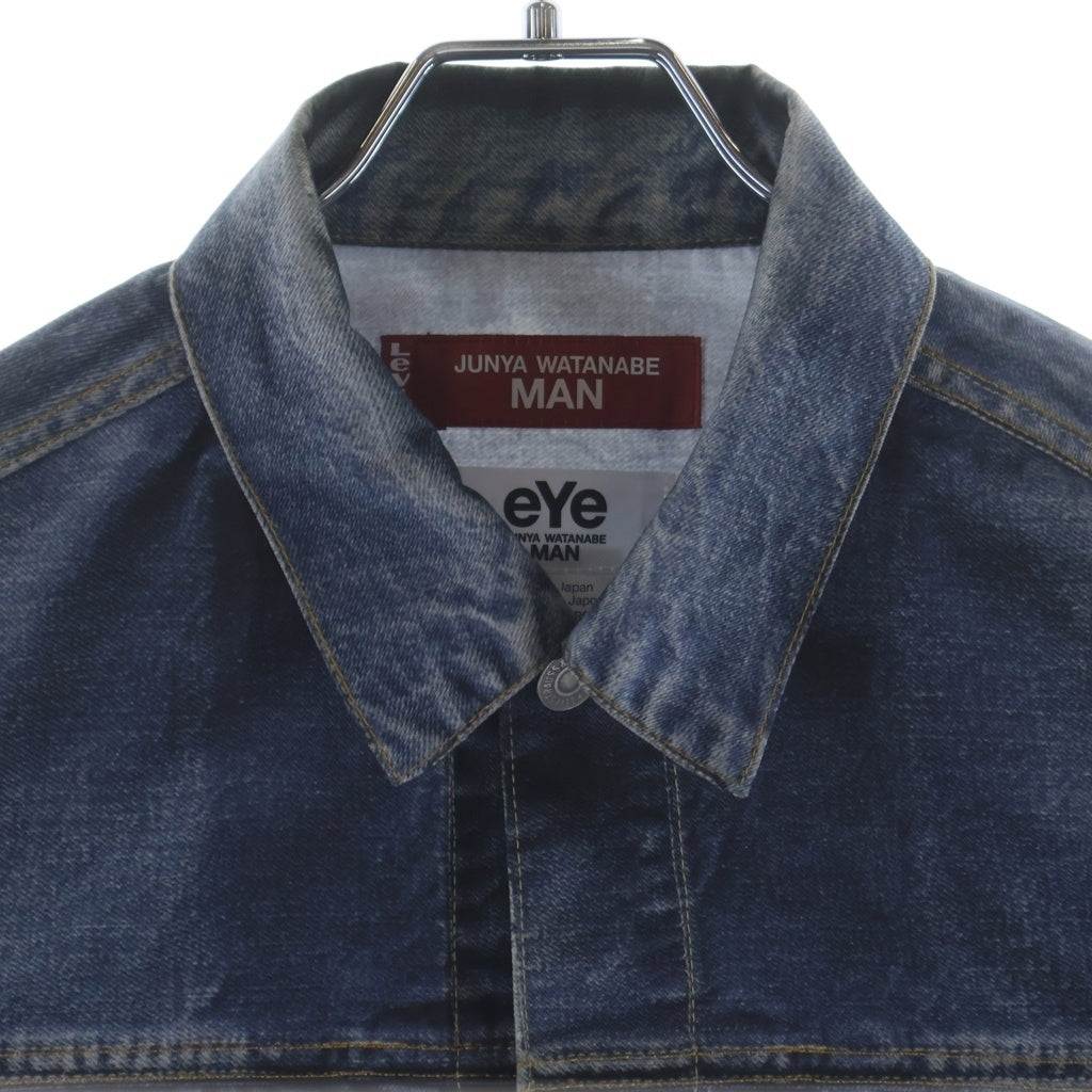 JUNYA WATANABE COMME des GARCONS(ジュンヤワタナベ コムデギャルソン) ×BerBerjin ×Levi's ベルベルジン リーバイス 転写デニムジャケット 2nd インディゴ WO-J910