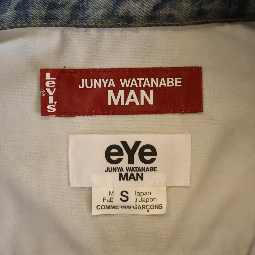 JUNYA WATANABE COMME des GARCONS(ジュンヤワタナベ コムデギャルソン) ×BerBerjin ×Levi's ベルベルジン リーバイス 転写デニムジャケット 2nd インディゴ WO-J910