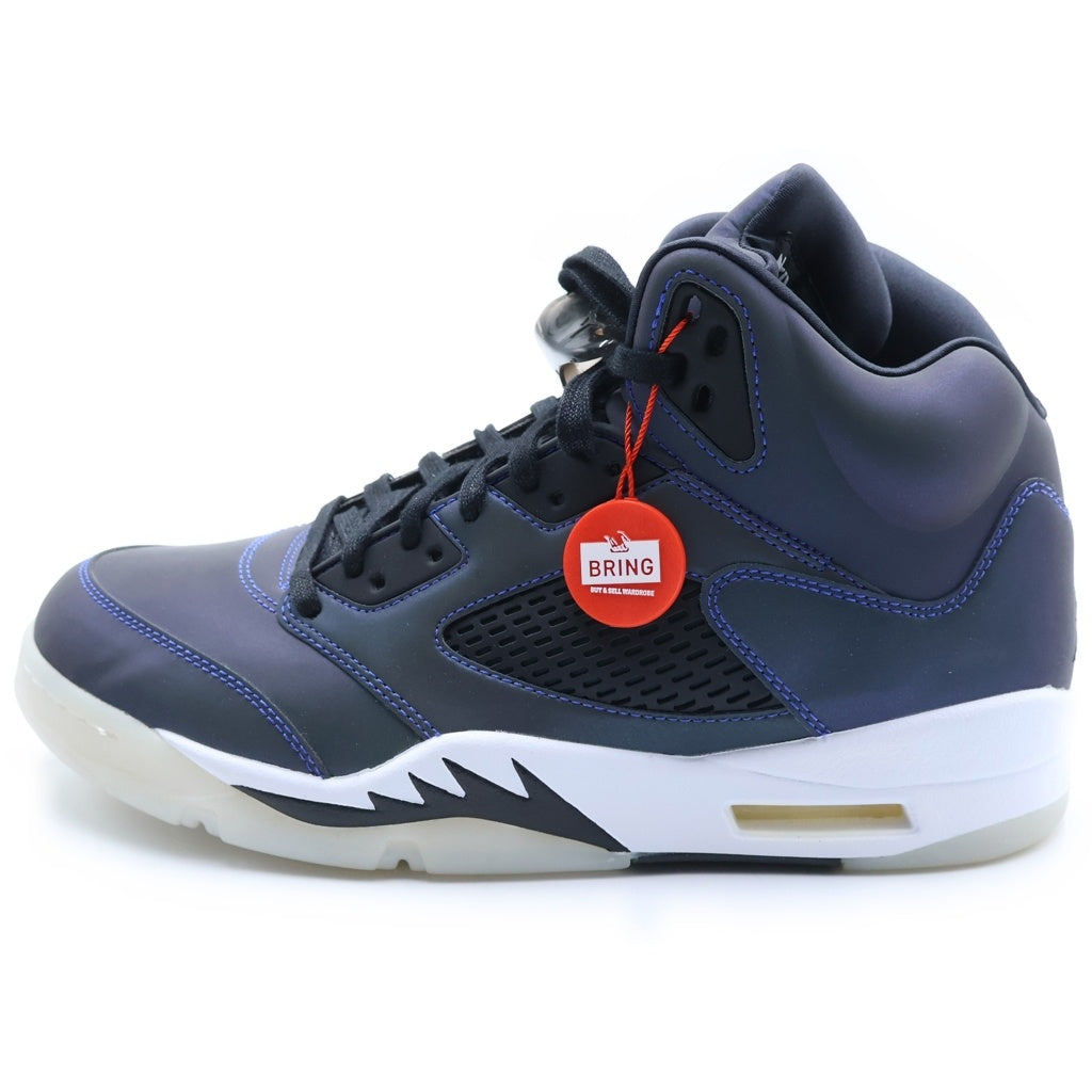 NIKE(ナイキ) WMNS Air Jordan 5 Oil Grey CD2722-001 ハイカットスニーカー 27cm/US10 ブルー