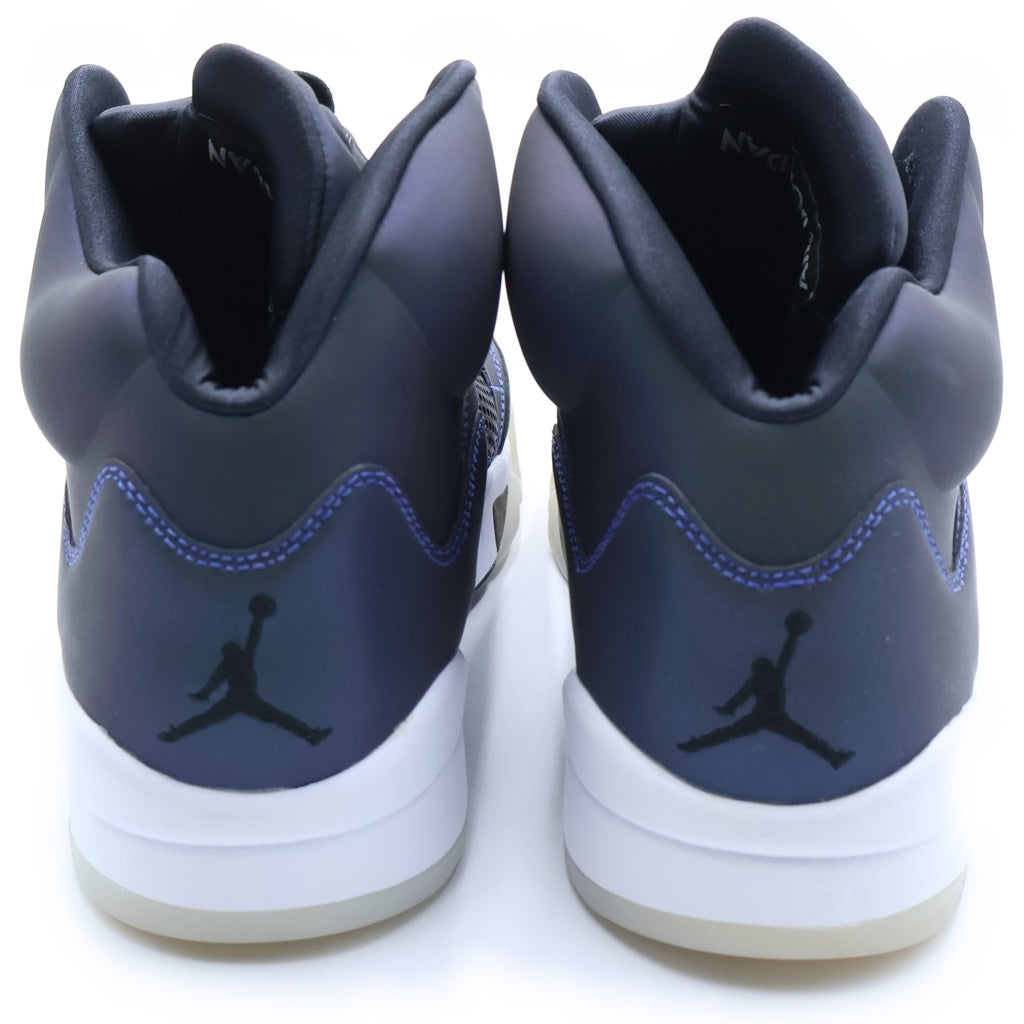 NIKE(ナイキ) WMNS Air Jordan 5 Oil Grey CD2722-001 ハイカットスニーカー 27cm/US10 ブルー