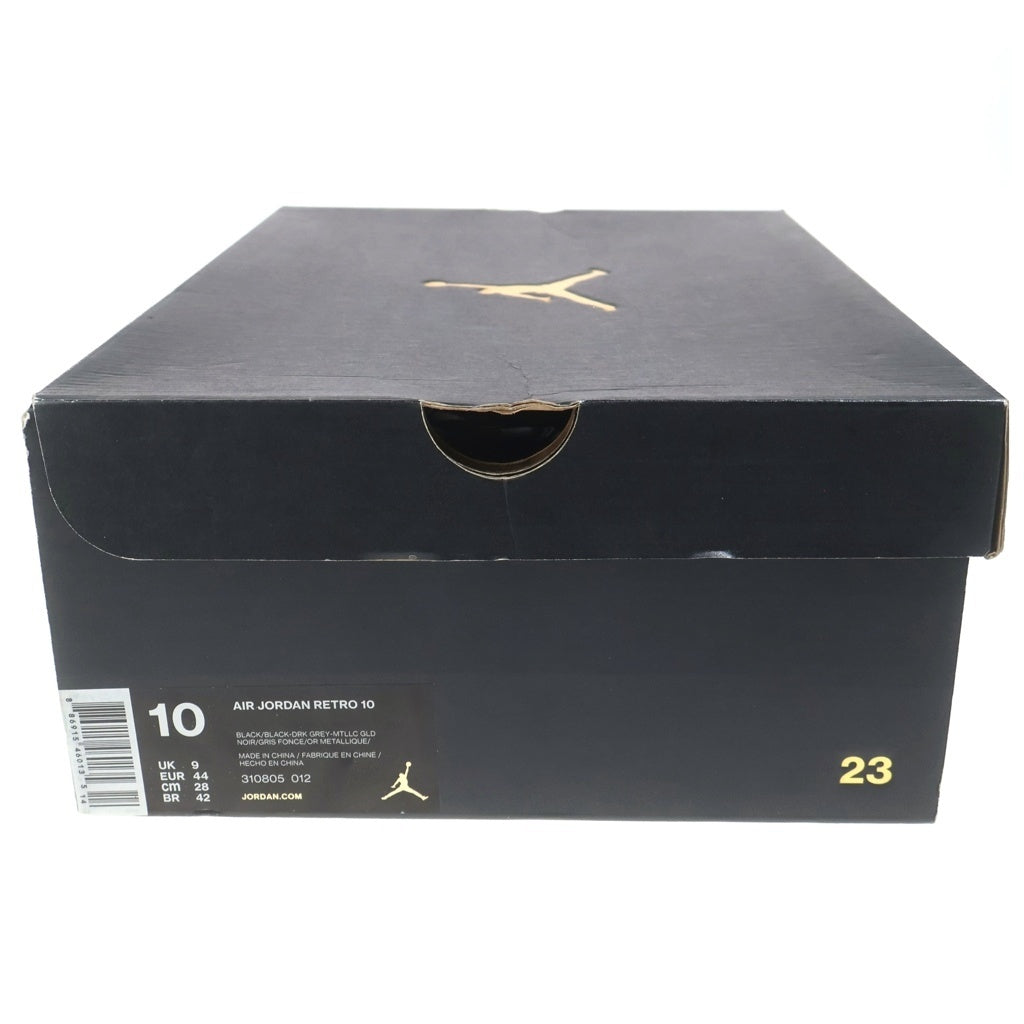 NIKE(ナイキ) Air Jordan 10 Retro 310805-012 エアジョーダン10レトロ 310805-012 ハイカットスニーカー 28cm/US10 ブラック