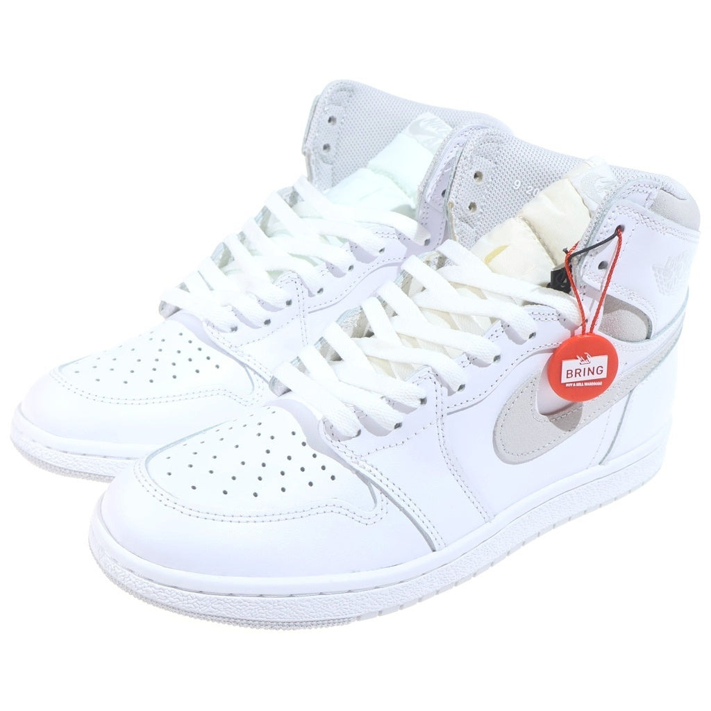 NIKE(ナイキ) AIR JORDAN 1 HIGH 85 NEUTRAL GREY BQ4422-100 エアジョーダン1 85 ニュートラルグレー ハイカットスニーカー ホワイト US9/27cm