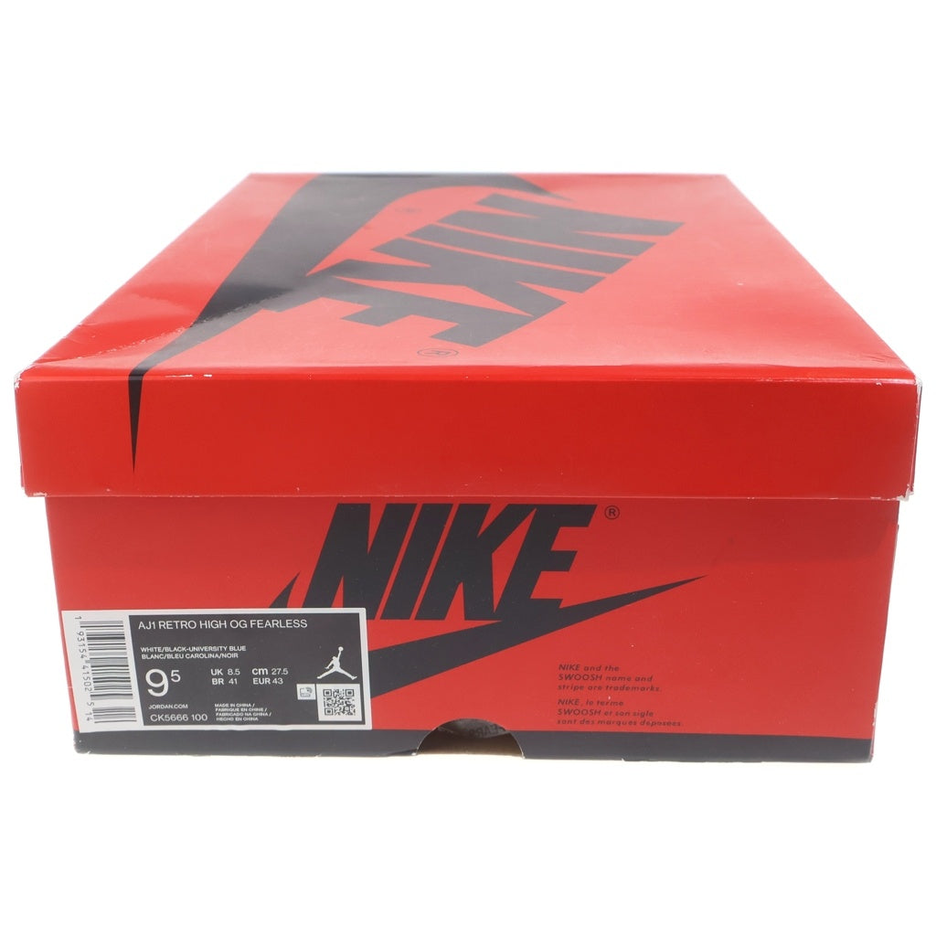 NIKE(ナイキ) Air Jordan 1 High OG Fearless CK5666-100 エアジョーダン1ハイOG フィアレス ハイカットスニーカー 27.5cm/US9.5 ホワイト