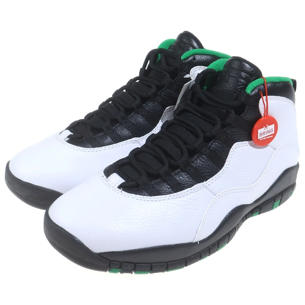 NIKE(ナイキ) Air Jordan 10 Seattle Supersonics 310805-137 エアジョーダン10 シアトルスーパーソニックス ハイカットスニーカー 27.5cm/US9.5 ホワイト