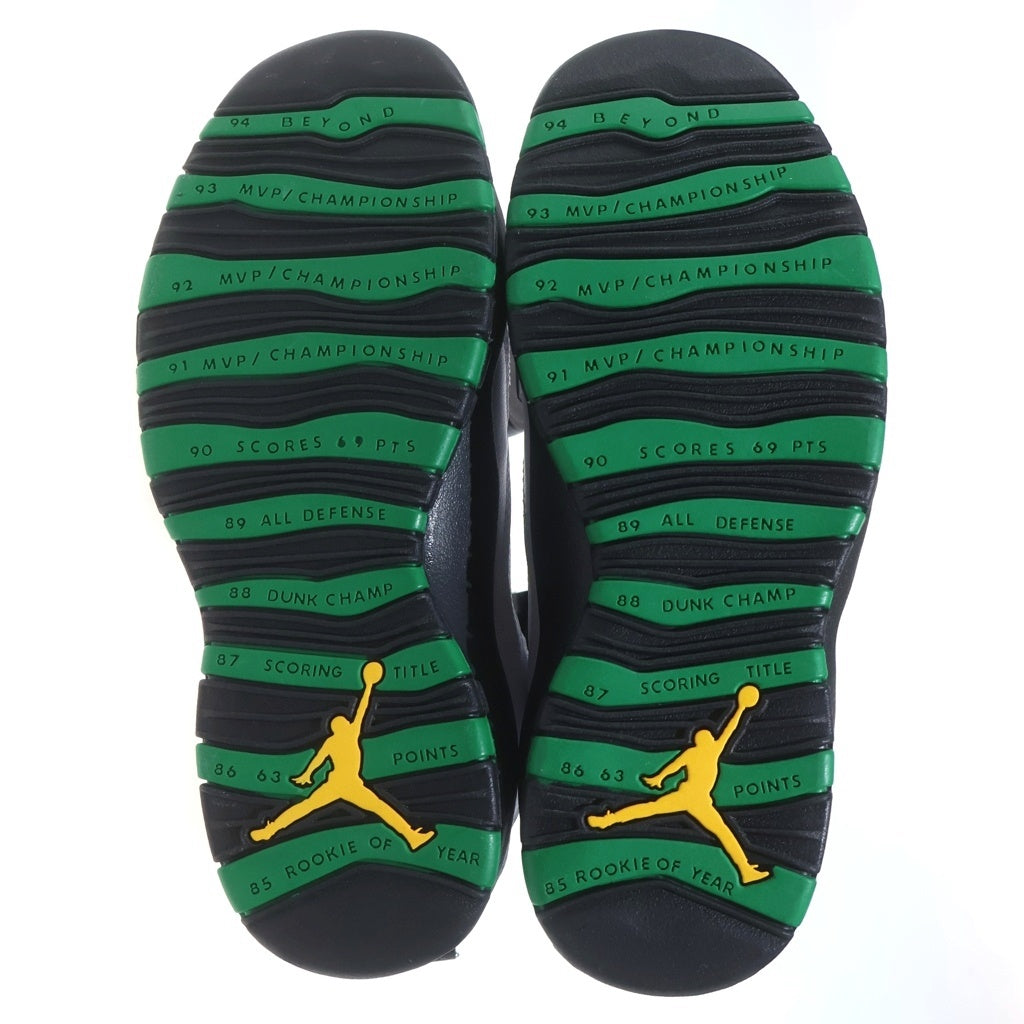 NIKE(ナイキ) Air Jordan 10 Seattle Supersonics 310805-137 エアジョーダン10 シアトルスーパーソニックス ハイカットスニーカー 27.5cm/US9.5 ホワイト