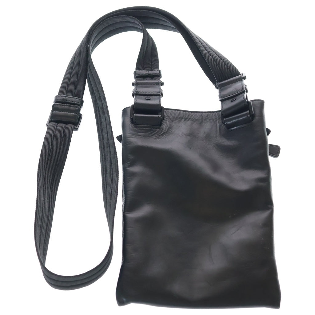 BOTTEGA VENETA(ボッテガヴェネタ) パンチングレザー ショルダーバッグ ブラック