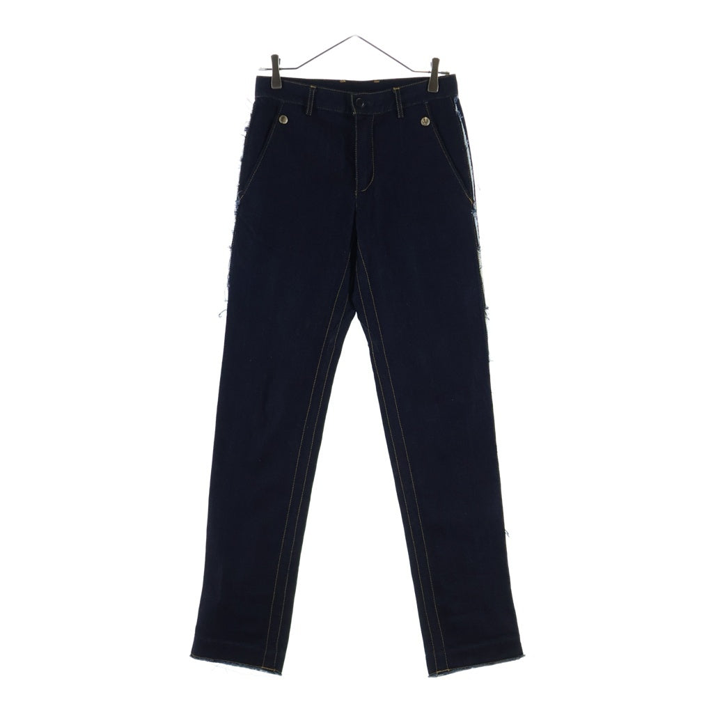 TAKAHIROMIYASHITA The SoloIst.(タカヒロミヤシタザソロイスト) 18SS プリマロフト カットオフ デニムパンツ 0003bSS18 ネイビー
