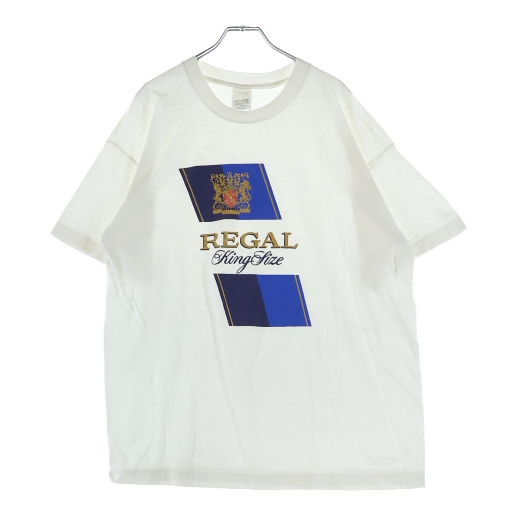 VINTAGE(ヴィンテージ) 90s REGAL King Size ユーロ クルーネックTシャツ ホワイト