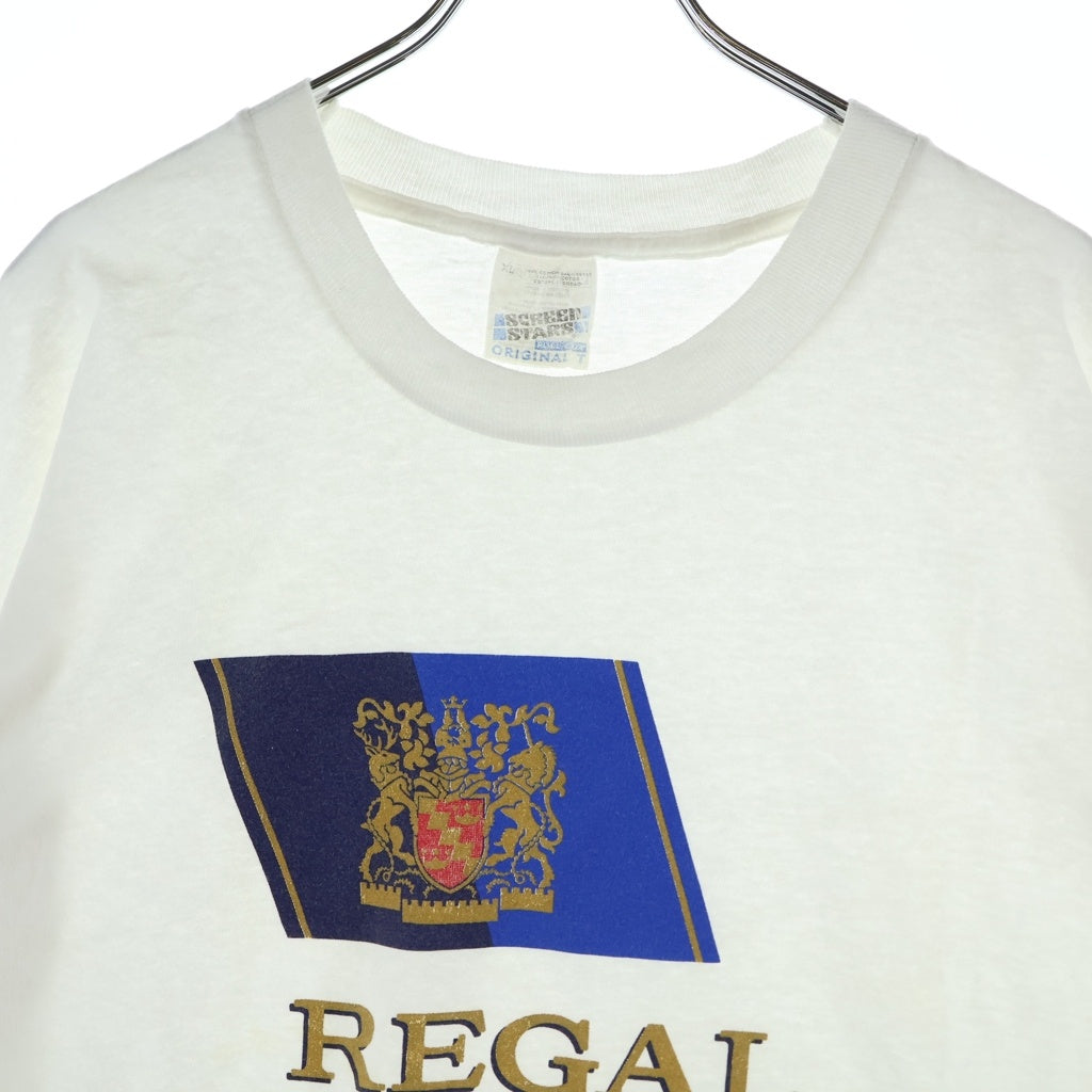 VINTAGE(ヴィンテージ) 90s REGAL King Size ユーロ クルーネックTシャツ ホワイト