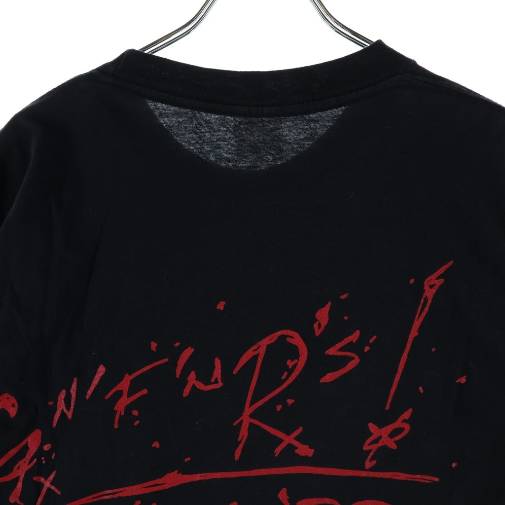 VINTAGE(ヴィンテージ) 90s GUNS ROSES USE YOUR ILLUSISON TOUR SKULL AMERICAN FLAG クルーネックTシャツ ブラック