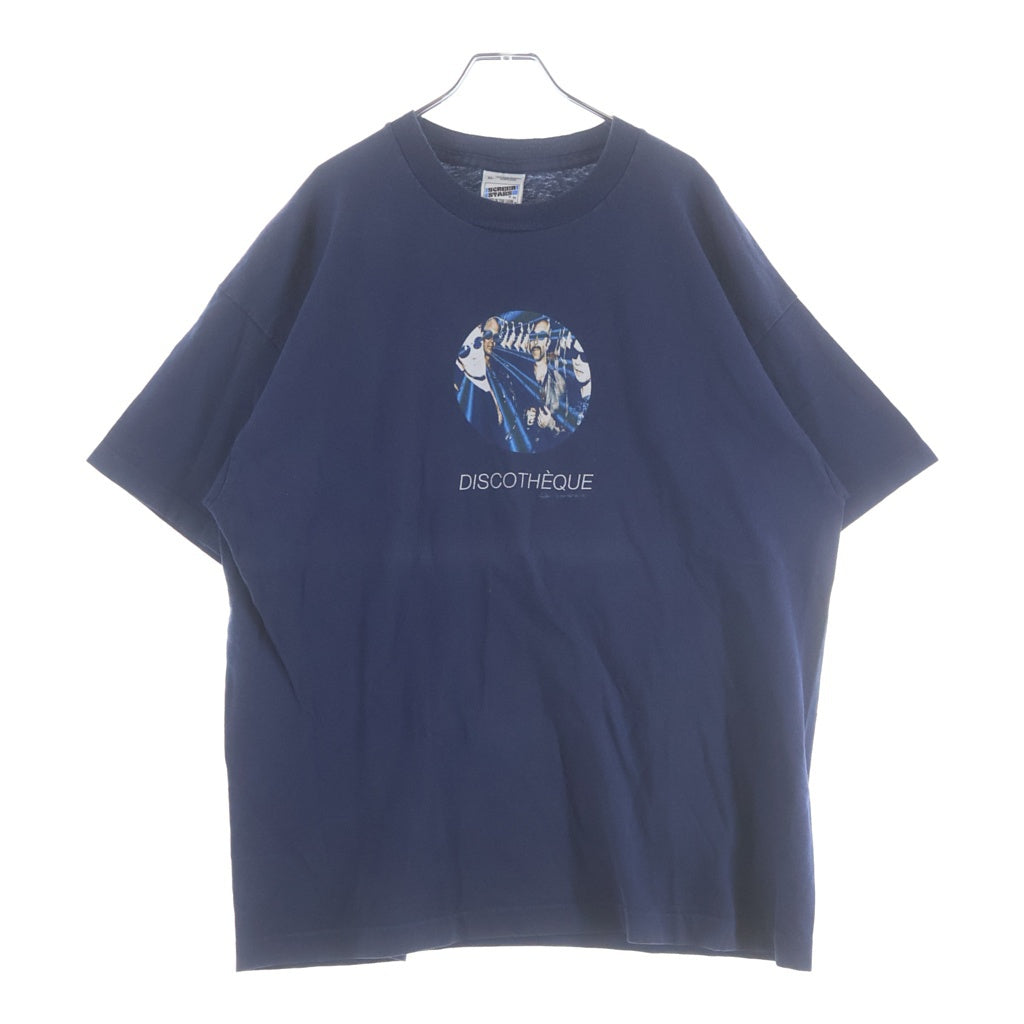 VINTAGE(ヴィンテージ) 90s-00s U2 Discotheque ディスコティック ユーロ クルーネックTシャツ ネイビー