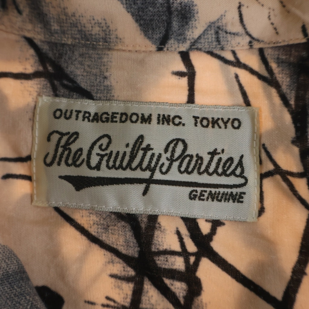 WACKO MARIA(ワコマリア) 22SS × TIM LEHI ティムリーハイ HAWAIIAN SHIRT S/S 開襟 半袖ハワイアンシャツ サーモンピンク