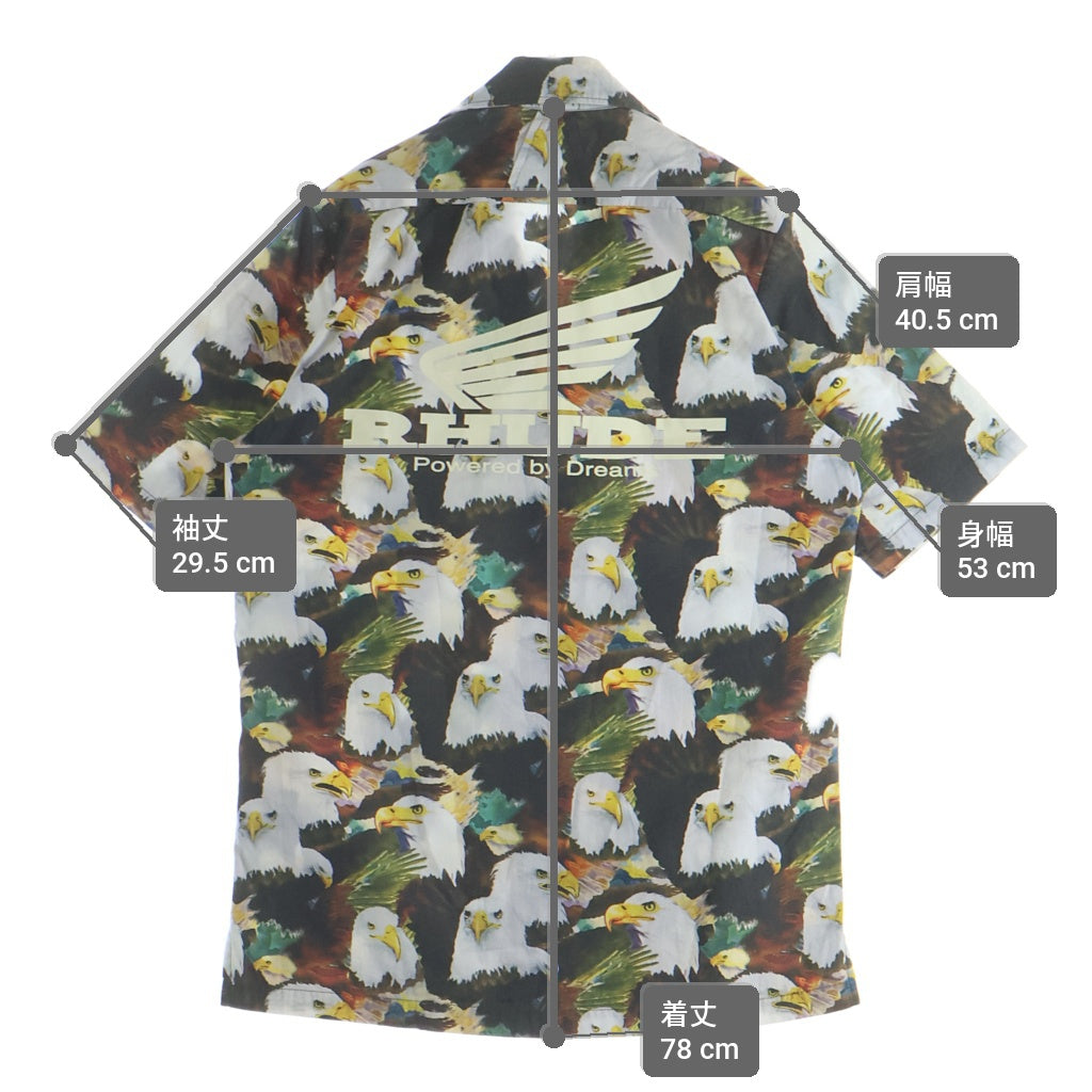 RHUDE(ルード) Truck Stop Shirt トラック ストップ 総柄シャツ マルチカラー