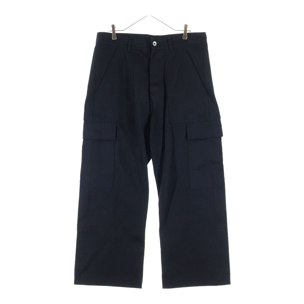 DRKSHDW(ダークシャドウ) 24AW CARGO TROUSERS DU02D2354-TW カーゴトラウザー パンツ ブラック オーガニックコットン