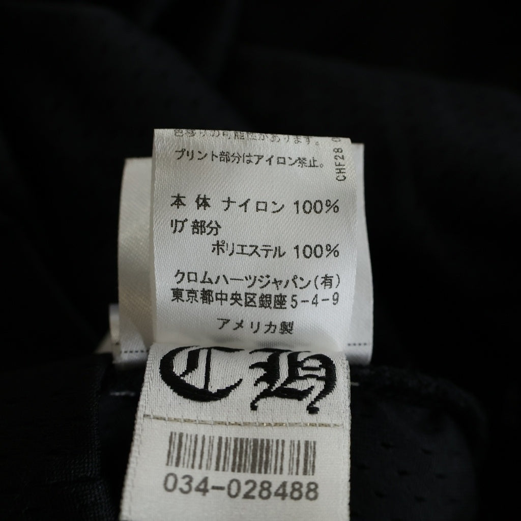 CHROME HEARTS(クロムハーツ) MESH WARM UP JERSEY メッシュ バーシティー ジャージー CHプリントメッシュ 長袖カットソー ブラック