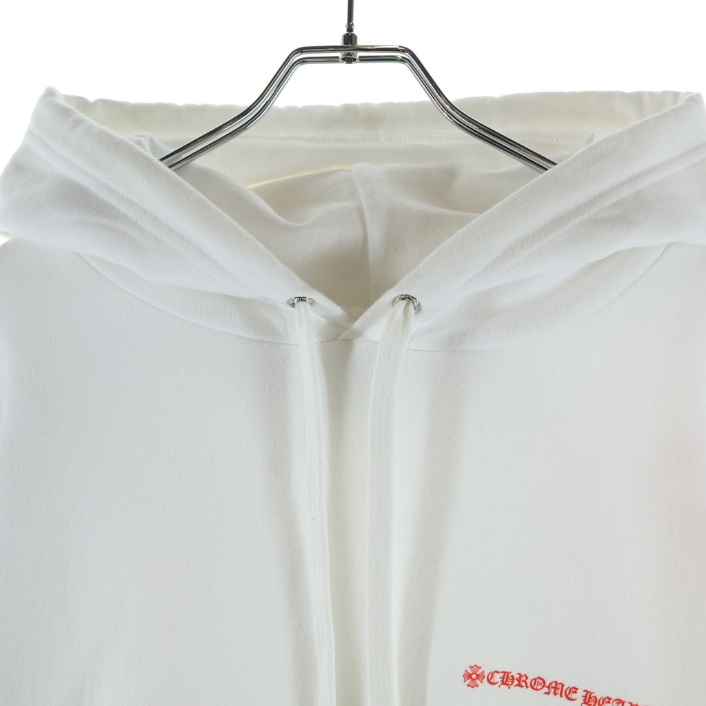 CHROME HEARTS(クロムハーツ) Laurie Lynn Stark LLS HOODIE ローリーリンスターク バックプリントプルオーバーパーカー ホワイト